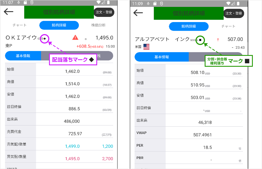 銘柄詳細（サンプル）