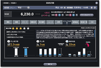 ビジュアル決算